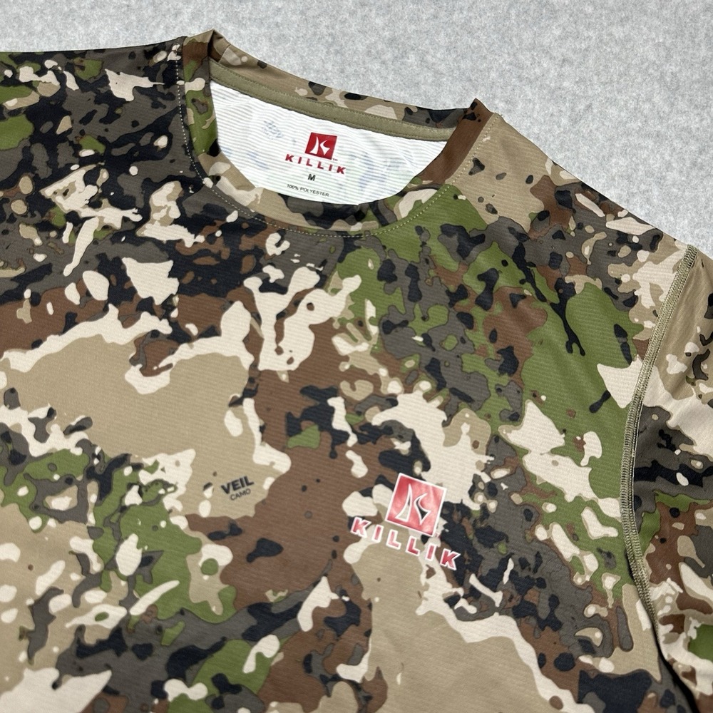 Killik Performance Hunting Tactical Camo T-Shirt Mens Veil Short Sleeve Medium